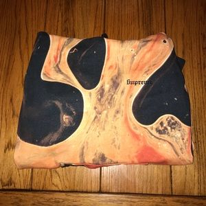 Supreme b/s hoodie black